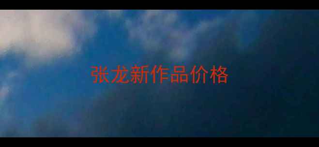图片 张龙新作品价格