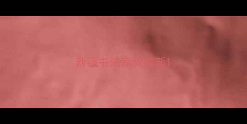 图片 新疆书法家龚建新1
