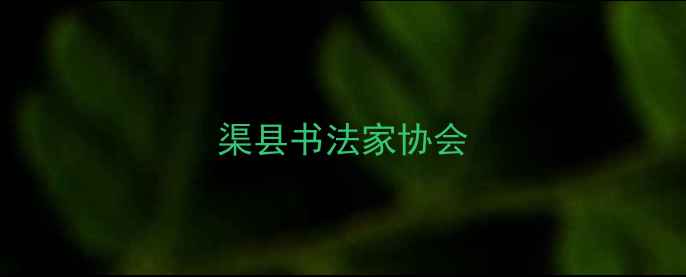 图片 渠县书法家协会