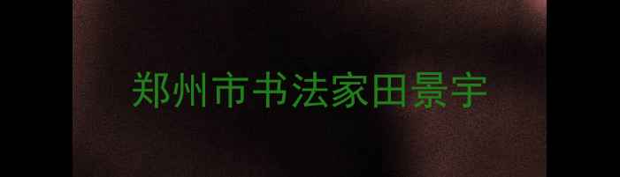 图片 郑州市书法家田景宇