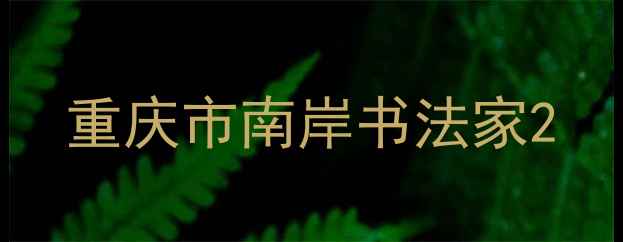 图片 重庆市南岸书法家2