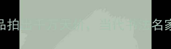 图片 🌟书法界新晋顶流！陶安金作品拍出千万天价，当代书法名家的艺术市场价值与收藏攻略🌟
